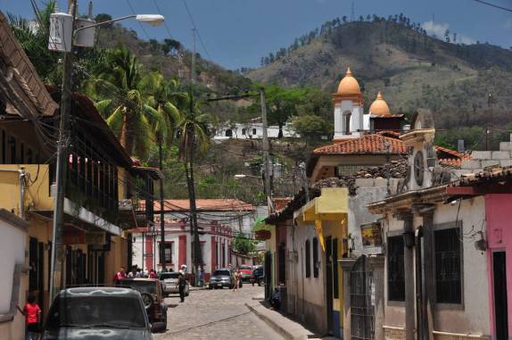 A charmosa cidade de Copán Ruinas, em Honduras
